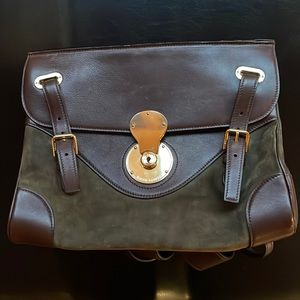 Ralph Lauren Collection RUNWAY backpack leather handbag RARE